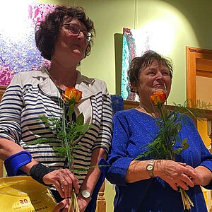 Claudia Magendanz und ihre Mutter Brigitte Burckhardt